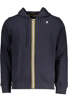 K-WAY MEN'S BLUE ZIP SWEATSHIRT