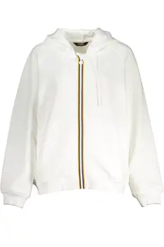 K-WAY WOMEN'S ZIP SWEATSHIRT WHITE