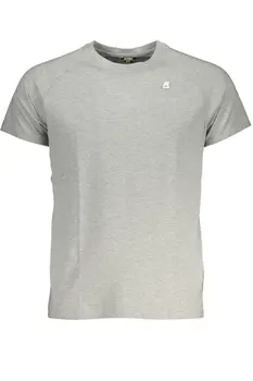 K-WAY GRAY MEN'S SHORT SLEEVE T-SHIRT