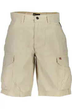 NAPAPIJRI MEN'S BEIGE BERMUDA PANTS