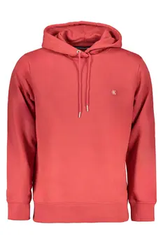 CALVIN KLEIN MEN'S RED ZIP-OUT SWEATSHIRT