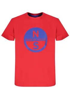 NORTH SAILS SHORT SLEEVED T-SHIRT FOR CHILDREN RED