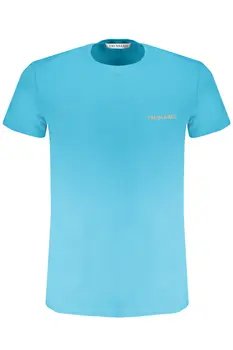 TRUSSARDI MEN'S SHORT SLEEVE T-SHIRT BLUE