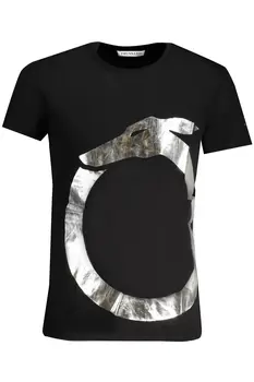 TRUSSARDI MEN'S SHORT SLEEVE T-SHIRT BLACK