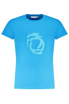 TRUSSARDI MEN'S SHORT SLEEVE T-SHIRT BLUE