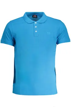 NORWAY 1963 MEN'S BLUE SHORT SLEEVED POLO SHIRT