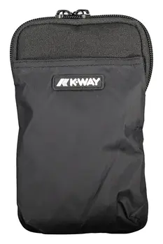 K-WAY BLACK MEN'S SHOULDER BAG