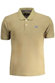 LA MARTINA MEN'S GREEN SHORT SLEEVED POLO SHIRT