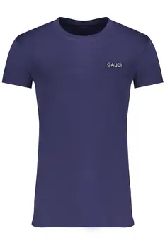 GAUDÌ MEN'S SHORT SLEEVE T-SHIRT BLUE
