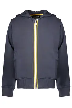 K-WAY ZIP SWEATSHIRT FOR CHILDREN BLUE