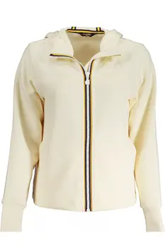 K-WAY BEIGE WOMEN'S ZIP SWEATSHIRT