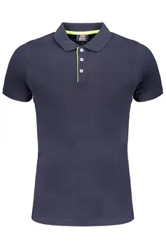 NORWAY 1963 MEN'S BLUE SHORT SLEEVE POLO SHIRT