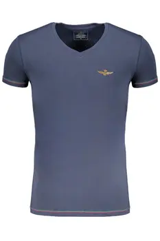 ERONAUTICA MILITARE MEN'S SHORT SLEEVED T-SHIRT BLUE