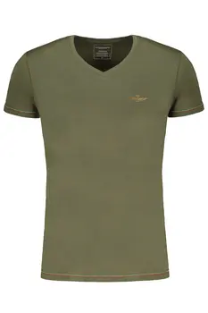ERONAUTICA MILITARE GREEN MEN'S SHORT SLEEVED T-SHIRT