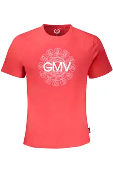 GIAN MARCO VENTURI MEN'S RED SHORT SLEEVE T-SHIRT