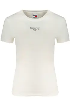 TOMMY HILFIGER WOMEN'S SHORT SLEEVE T-SHIRT WHITE