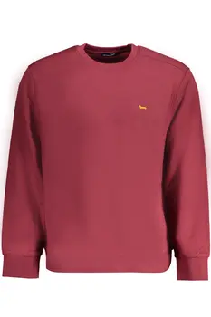 HARMONT & BLAINE RED MEN'S ZIP-UP SWEATSHIRT