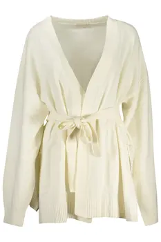 GUESS JEANS WOMEN'S CARDIGAN WHITE
