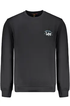 LEE MEN'S BLACK ZIP-UP SWEATSHIRT