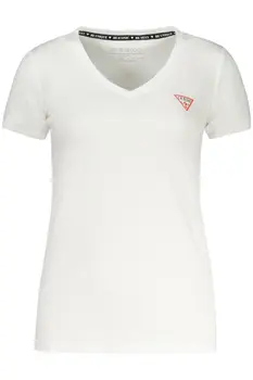 GUESS JEANS SHORT SLEEVE T-SHIRT WOMEN WHITE