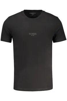 GUESS JEANS SHORT SLEEVE T-SHIRT MEN BLACK
