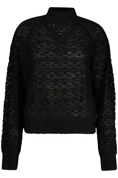 GUESS JEANS WOMEN'S BLACK SWEATER