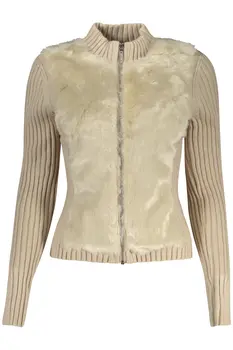 GUESS JEANS CARDIGAN WOMEN BEIGE
