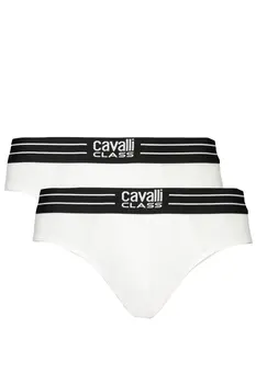 CAVALLI CLASS SLIP MEN WHITE