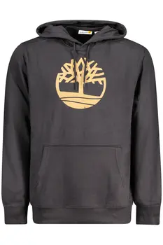 TIMBERLAND MEN'S BLACK ZIP-UP SWEATSHIRT