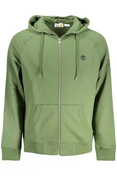 TIMBERLAND MEN'S ZIP-UP SWEATSHIRT GREEN