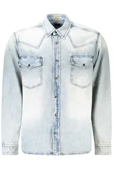 HUGO BOSS LONG SLEEVE SHIRT MEN BLUE