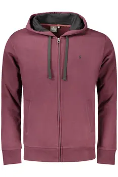 COVERI MOVING RED MEN'S ZIP-UP SWEATSHIRT