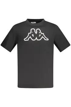 KAPPA SHORT SLEEVE T-SHIRT MEN BLACK