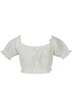 GUESS JEANS TOP WOMEN WHITE