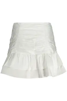 GUESS JEANS SHORT SKIRT WOMEN WHITE