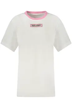 GUESS JEANS SHORT SLEEVE T-SHIRT WOMEN WHITE