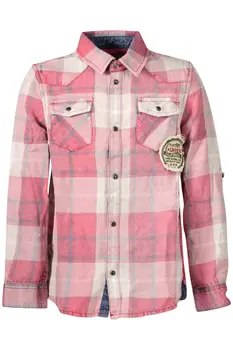 GUESS JEANS LONG SLEEVE SHIRT CHILDREN RED