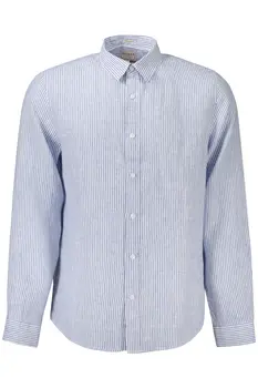 GUESS JEANS LONG SLEEVE SHIRT MEN BLUE