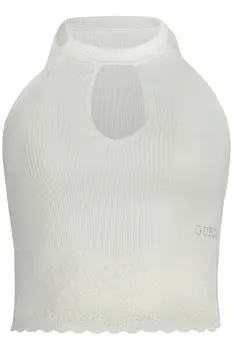 GUESS JEANS TOP WOMEN WHITE