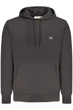 CALVIN KLEIN MEN'S BLACK ZIP-UP SWEATSHIRT