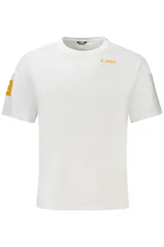 K-WAY SHORT SLEEVE T-SHIRT MEN WHITE