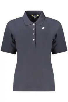 K-WAY POLO SHORT SLEEVE WOMEN BLUE
