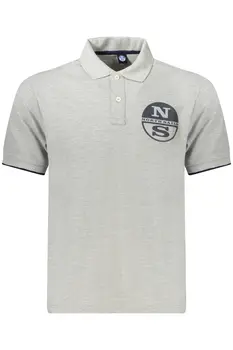 NORTH SAILS MEN'S SHORT SLEEVE POLO GREY