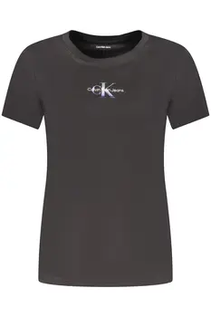 CALVIN KLEIN SHORT SLEEVE T-SHIRT WOMEN BLACK