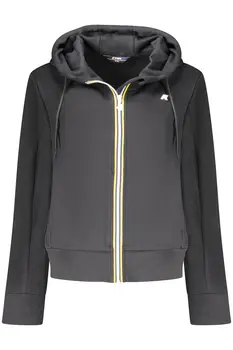 K-WAY WOMEN'S ZIP-UP SWEATSHIRT BLACK