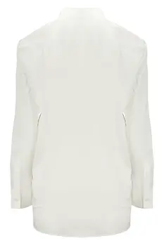 GUESS JEANS LONG SLEEVE SHIRT WOMEN WHITE