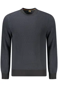 HUGO BOSS MEN'S BLACK SWEATER
