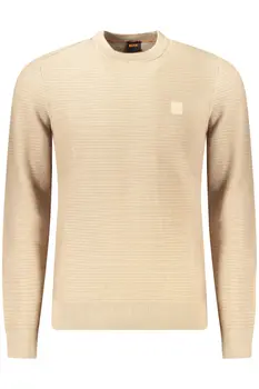 HUGO BOSS MEN'S SWEATER BEIGE