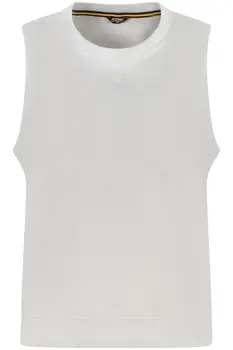 K-WAY WOMEN'S WHITE TANK TOP
