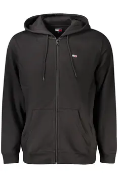 TOMMY HILFIGER MEN'S ZIP-UP SWEATSHIRT BLACK
